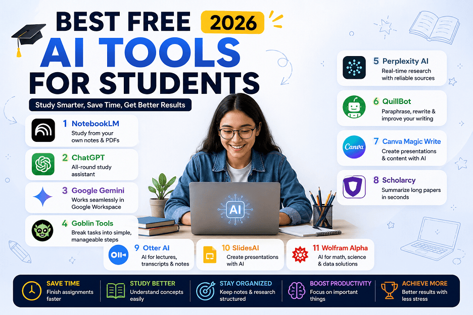 Best Free AI Tools for Students