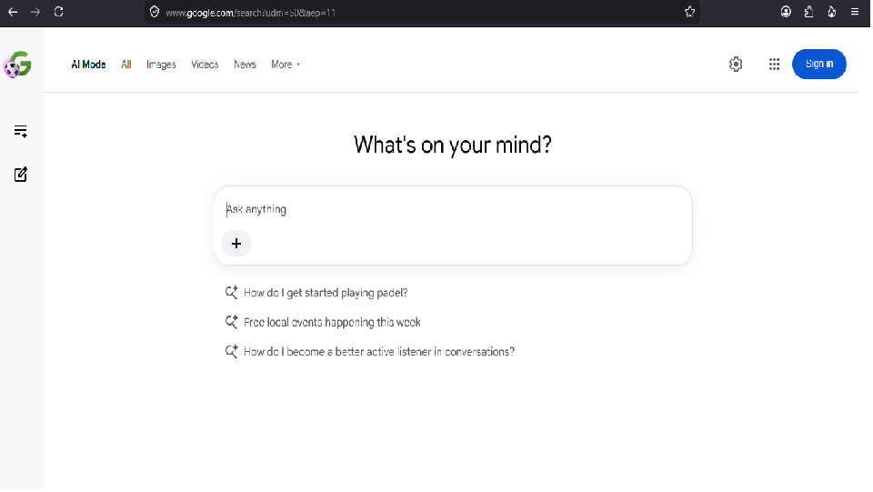 Google AI Mode