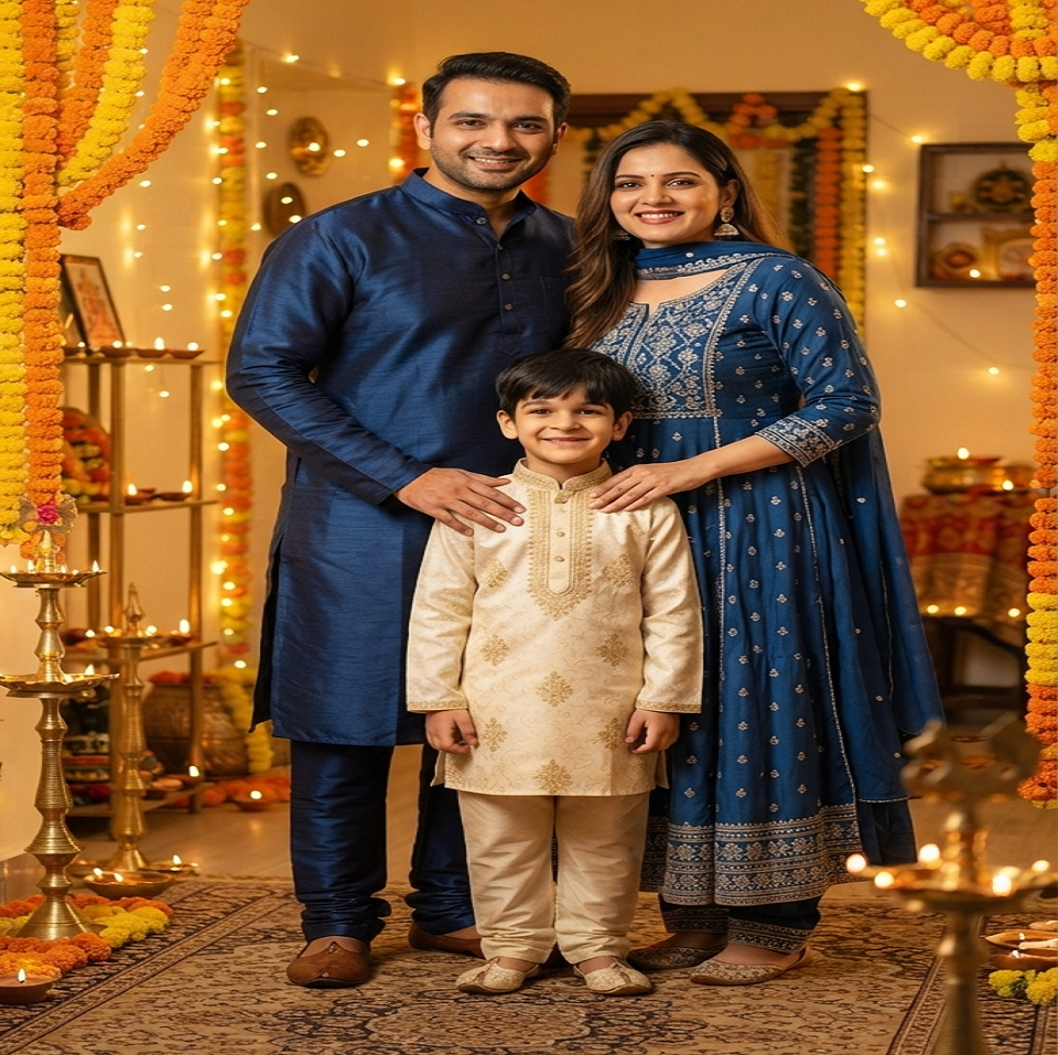 Family ethnic portrait