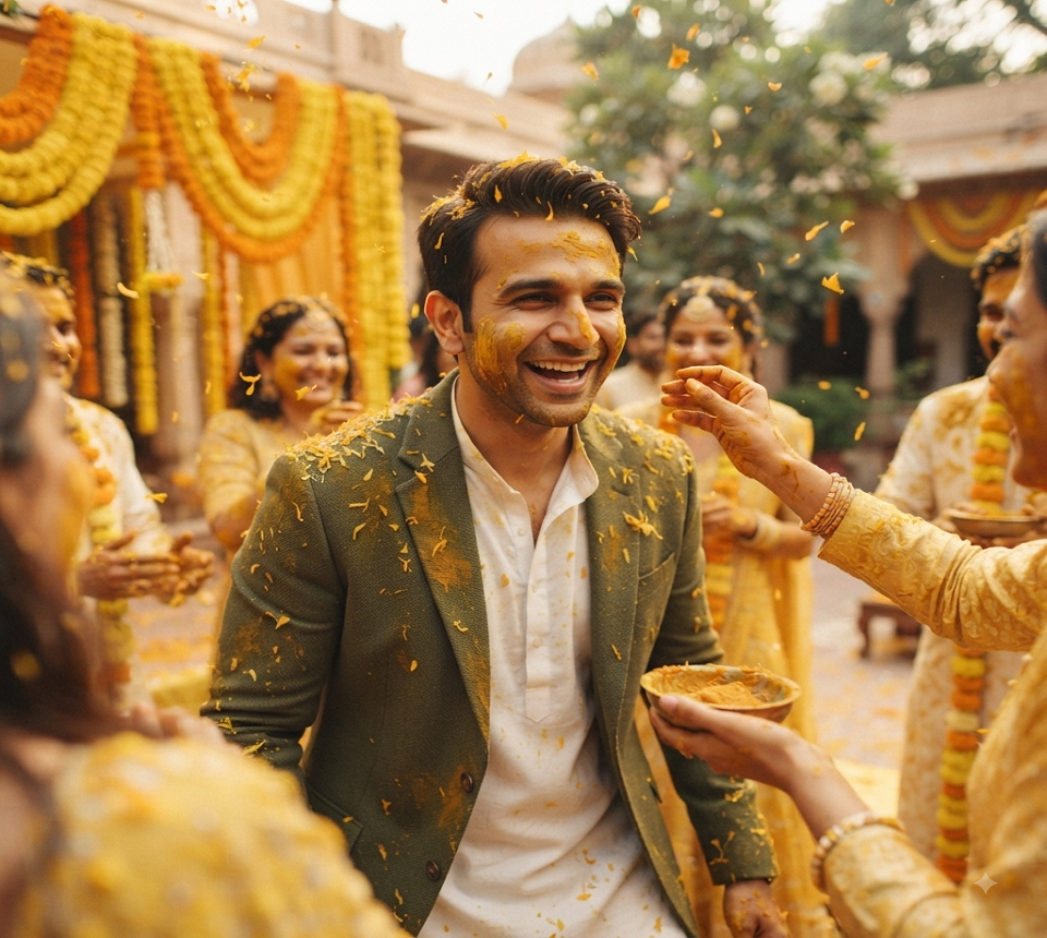 Haldi-style candid