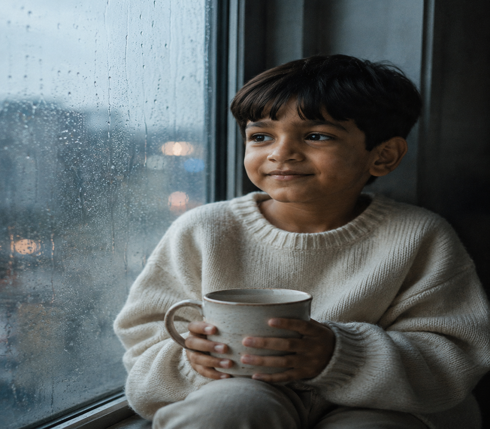 Rainy Window Portrait
