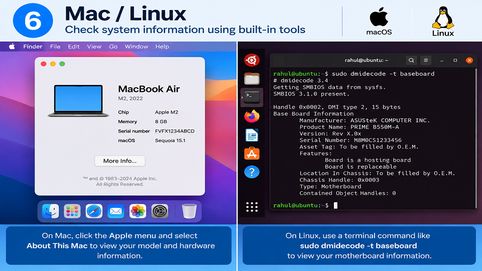 Mac and Linux